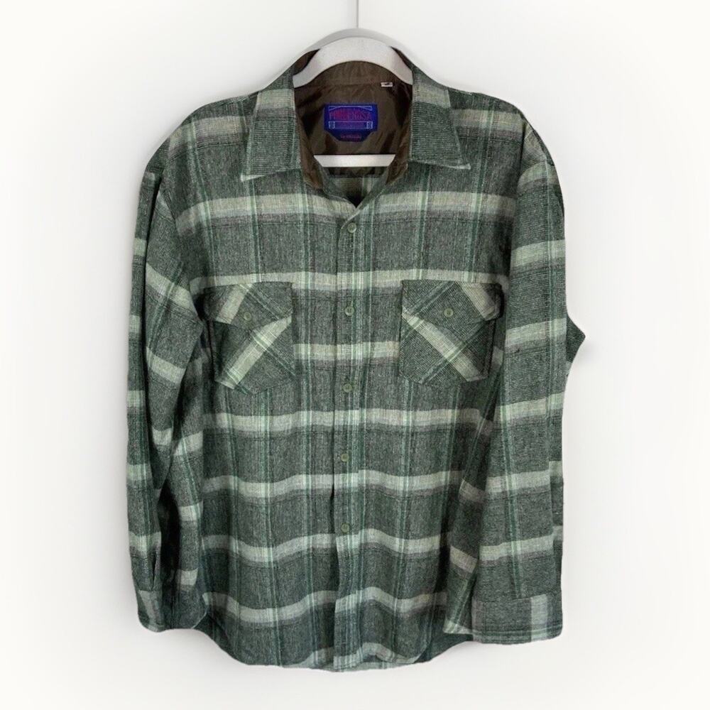 Vintage Ponderosa Shirt Bardon Mens XL Wool Americana Western Eclectic Grandpa
